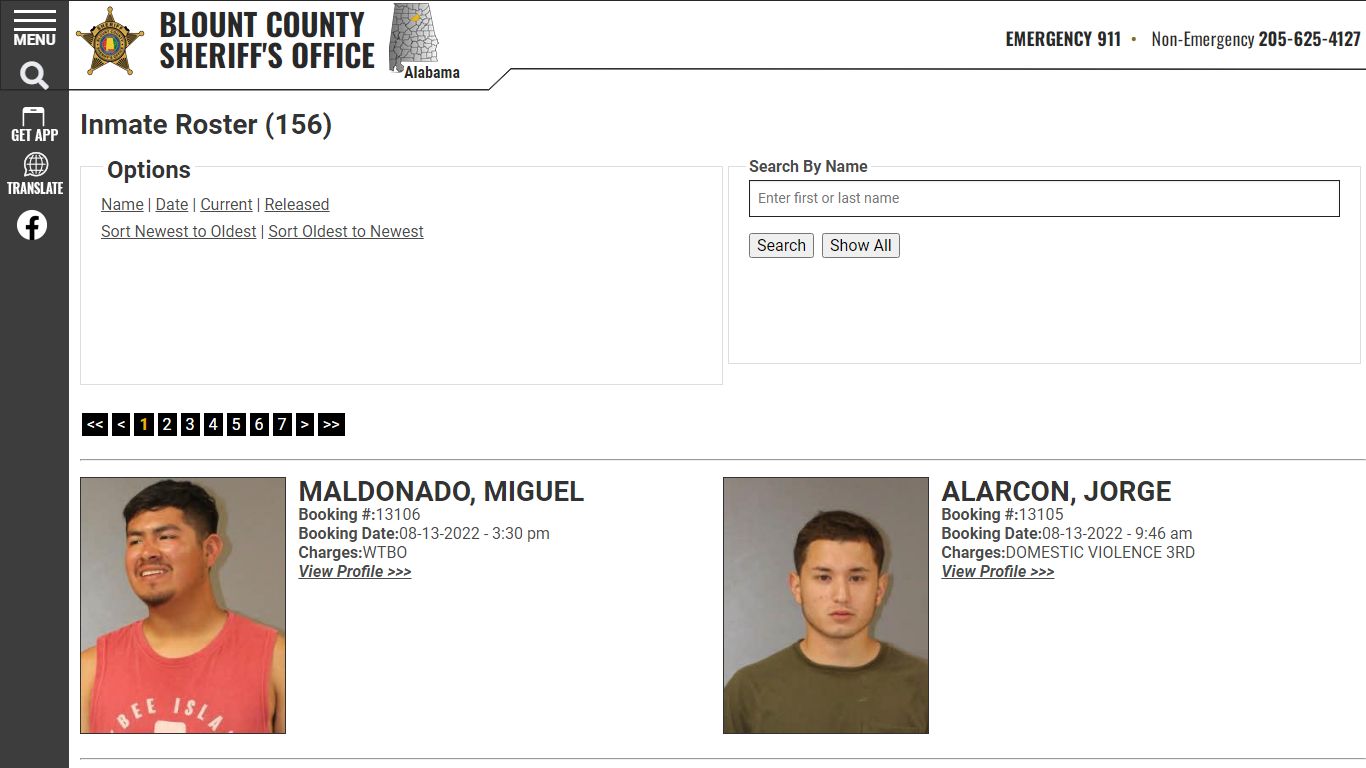 Inmate Roster - Blount County Sheriff AL